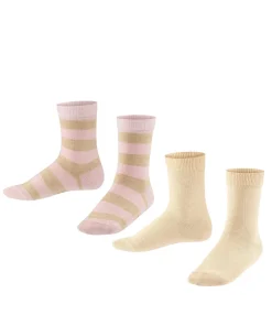 Happy Stripe 2-Pack Kinder Socken