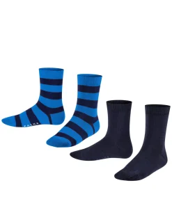 Happy Stripe 2-Pack Kinder Socken
