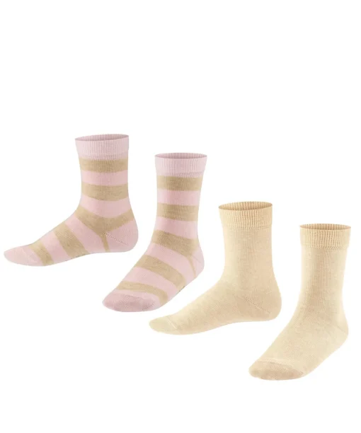 Happy Stripe 2-Pack Kinder Socken