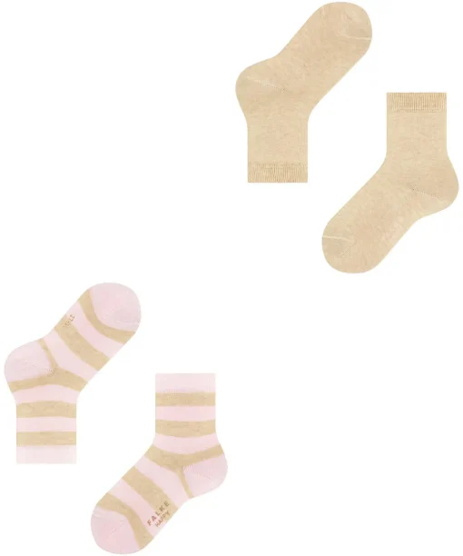 Happy Stripe 2-Pack Kinder Socken