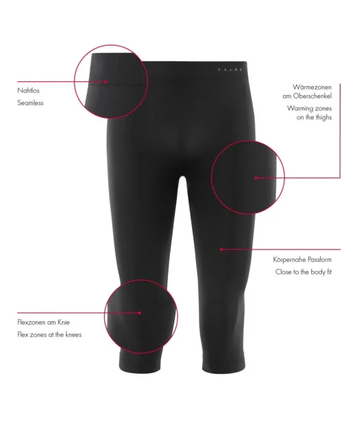 Herren 3/4 Tights Warm
