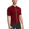 Herren Biking T-Shirt Collegekragen