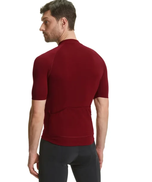 Herren Biking T-Shirt Collegekragen