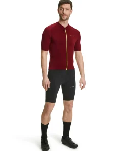 Herren Biking T-Shirt Collegekragen