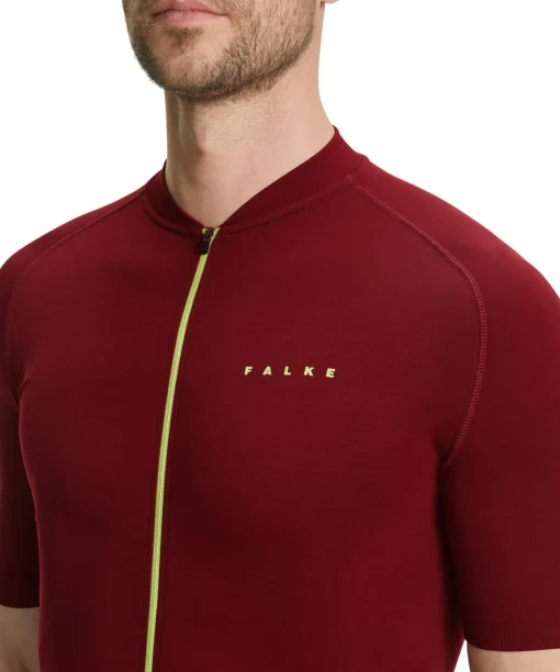 Herren Biking T-Shirt Collegekragen