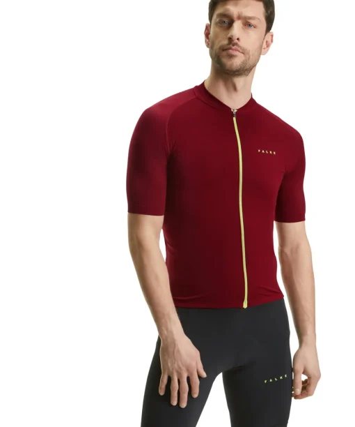 Herren Biking T-Shirt Collegekragen
