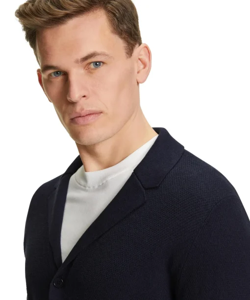 Herren Cardigan Reverskragen