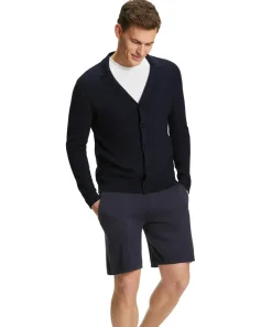 Herren Cardigan Reverskragen