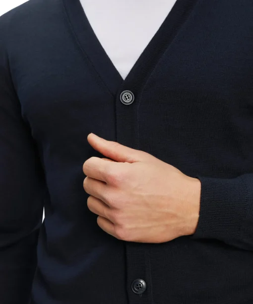 Herren Cardigan V-Ausschnitt