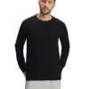 Herren Langarmshirt Rundhals