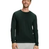 Herren Langarmshirt Rundhals