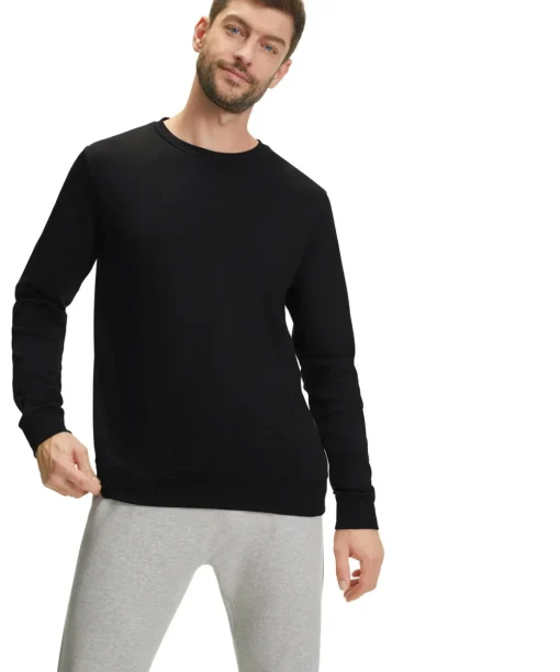 Herren Langarmshirt Rundhals