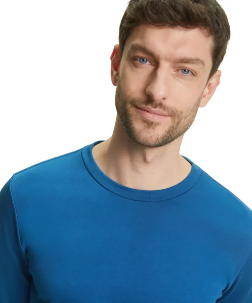 Herren Langarmshirt Rundhals