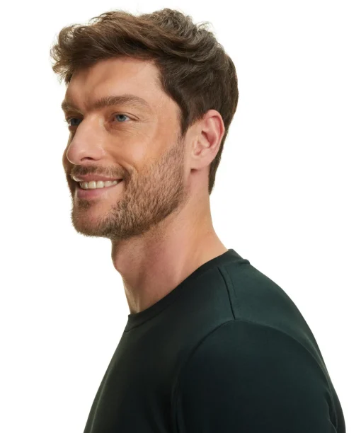 Herren Langarmshirt Rundhals