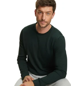 Herren Langarmshirt Rundhals