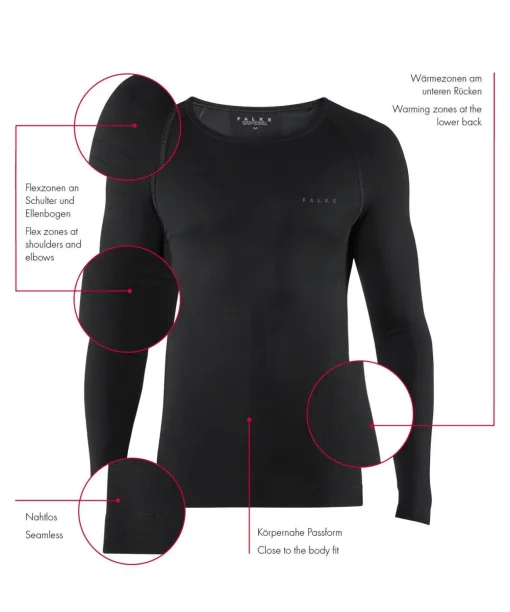 Herren Langarmshirt Warm