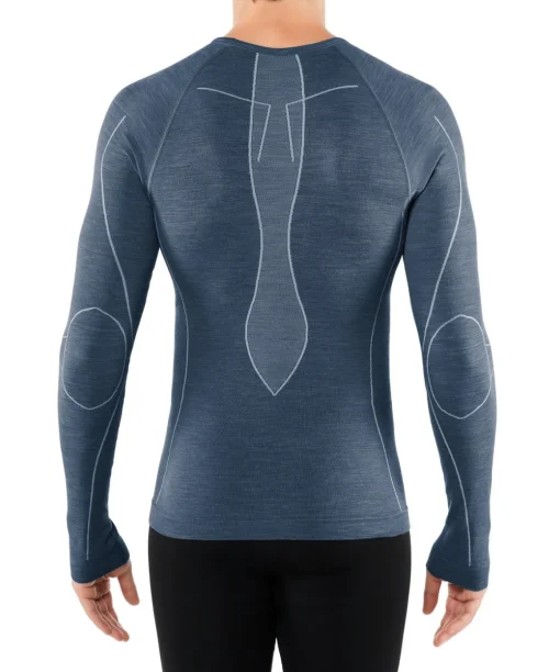 Herren Langarmshirt Wool-Tech