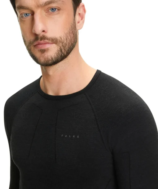 Herren Langarmshirt Wool-Tech