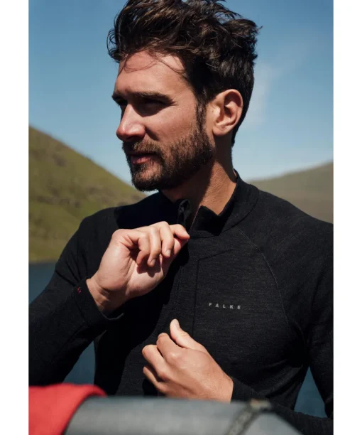 Herren Langarmshirt Wool-Tech