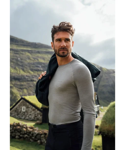 Herren Langarmshirt Wool-Tech Light