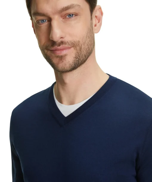 Herren Pullover V-Ausschnitt