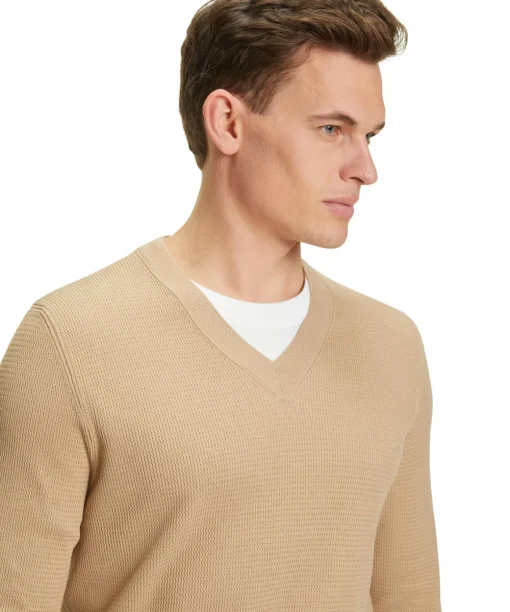 Herren Pullover V-Ausschnitt