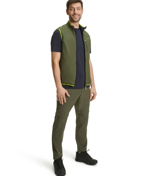Herren Trekking Weste Stehkragen