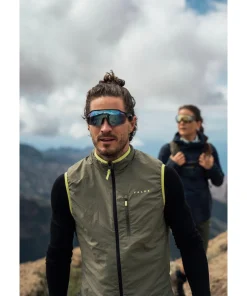Herren Trekking Weste Stehkragen