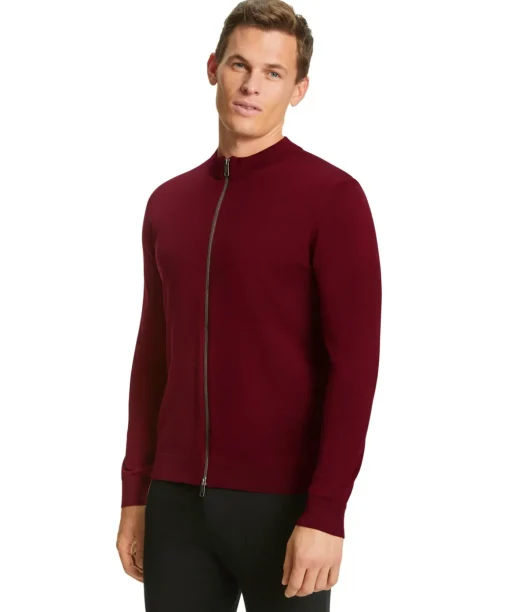 Herren Zip-Jacke Stehkragen