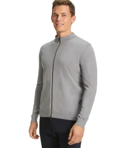 Herren Zip-Jacke Stehkragen