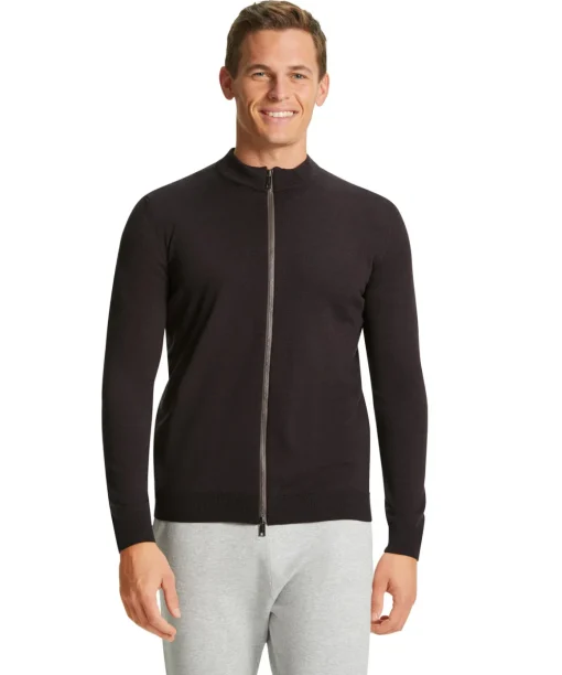 Herren Zip-Jacke Stehkragen