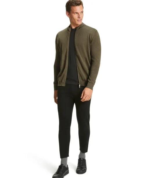 Herren Zip-Jacke Stehkragen