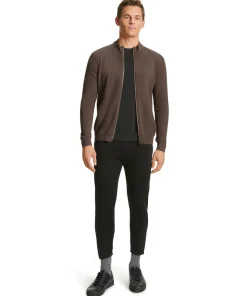 Herren Zip-Jacke Stehkragen