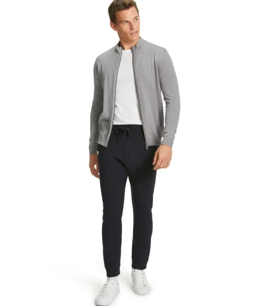 Herren Zip-Jacke Stehkragen