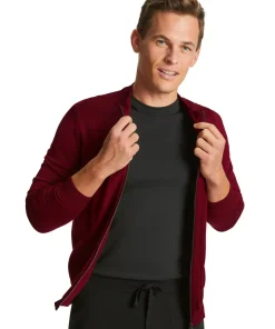 Herren Zip-Jacke Stehkragen