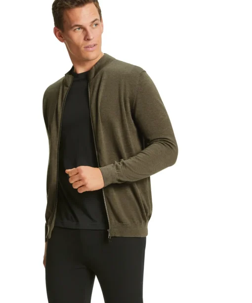 Herren Zip-Jacke Stehkragen