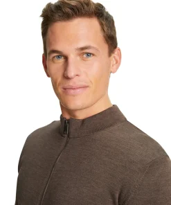 Herren Zip-Jacke Stehkragen