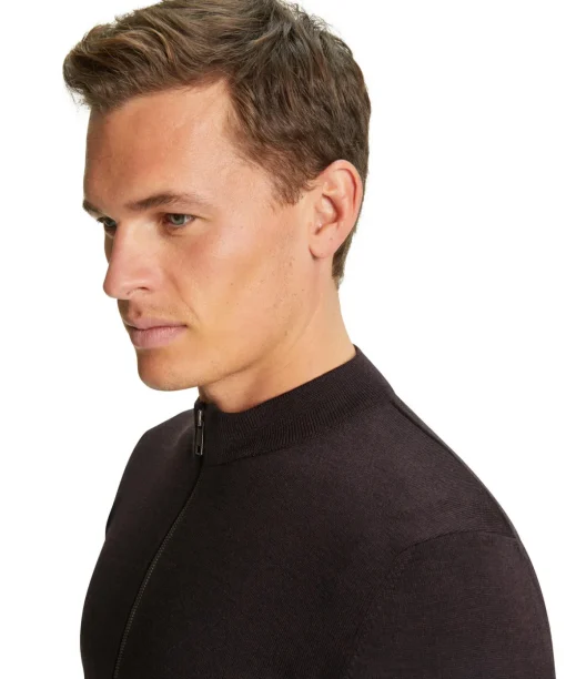 Herren Zip-Jacke Stehkragen