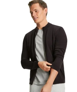 Herren Zip-Jacke Stehkragen