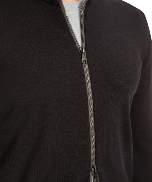 Herren Zip-Jacke Stehkragen