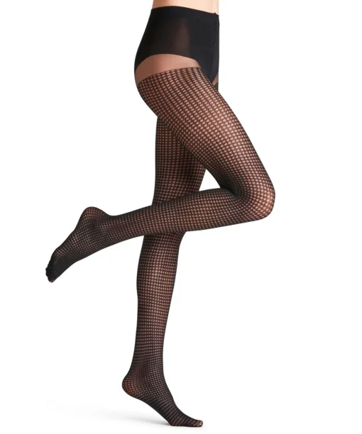 Houndstooth 15 Den Damen Strumpfhose