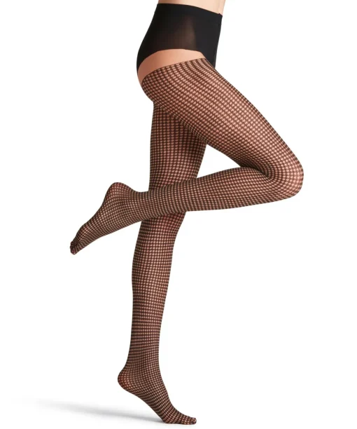 Houndstooth 15 Den Damen Strumpfhose