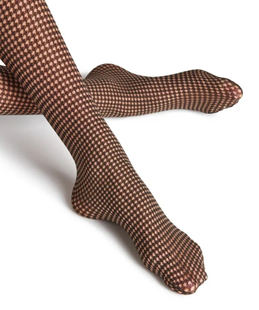 Houndstooth 15 Den Damen Strumpfhose