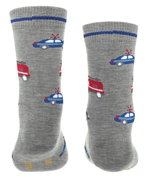 Police And Fire Cars Kinder Socken