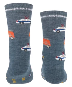 Police And Fire Cars Kinder Socken