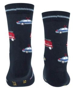 Police And Fire Cars Kinder Socken