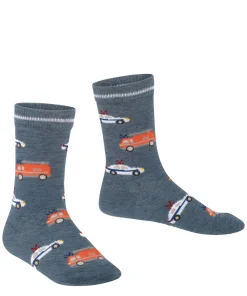 Police And Fire Cars Kinder Socken