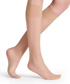 Seidenglatt 15 Den Damen Kniestrümpfe