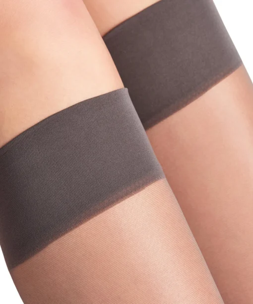 Seidenglatt 15 Den Damen Kniestrümpfe