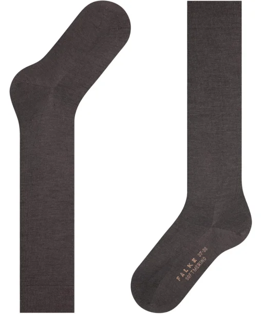 Softmerino Damen Kniestrümpfe